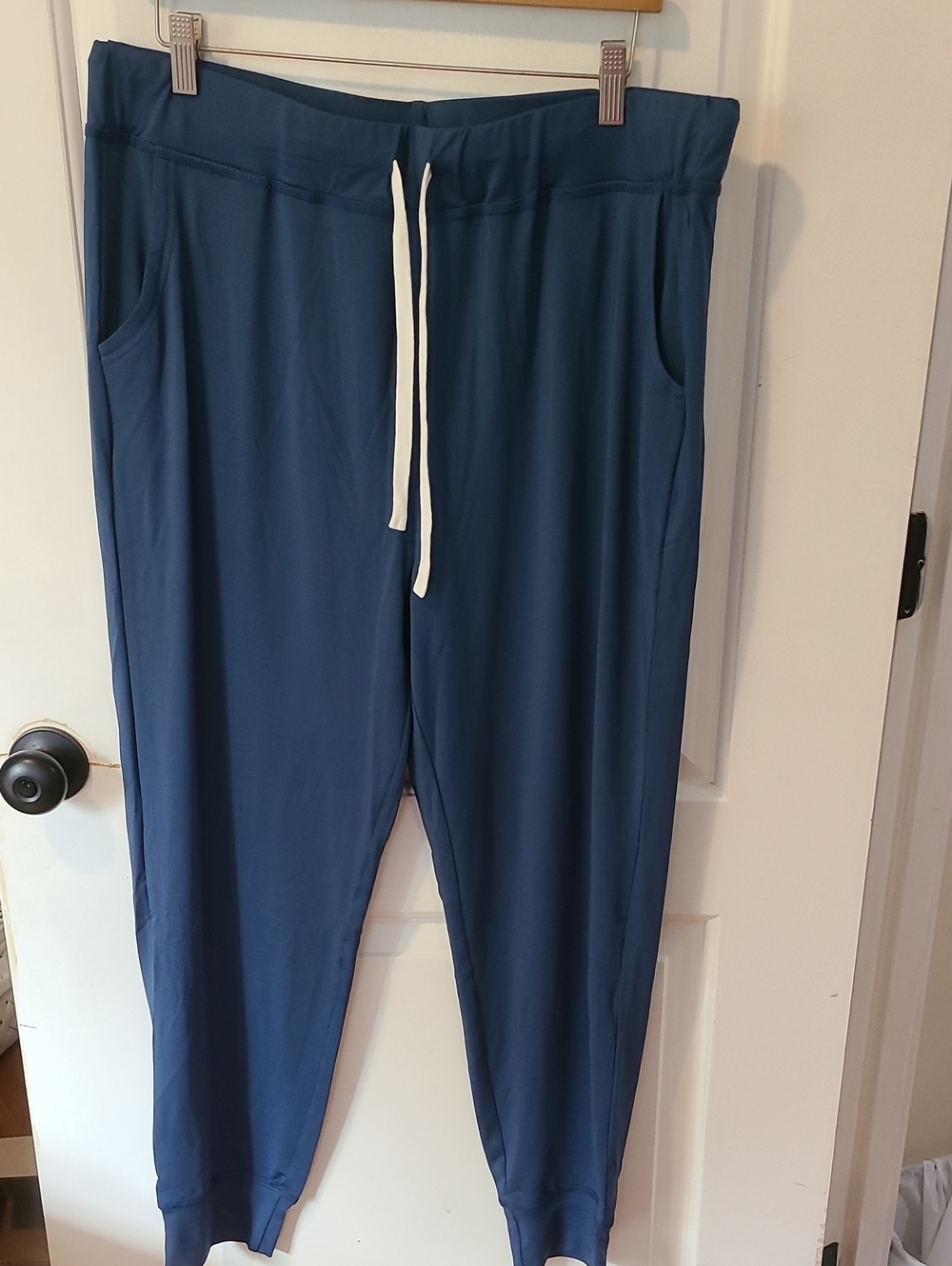 NWOT Jenny Boston Plus Size Blue Drawstring Joggers